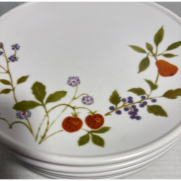 Noritake Progression China BerriesN Such 9070 Dessert Plate Set Of 5 Japan 6.25" - Picture 4 of 8